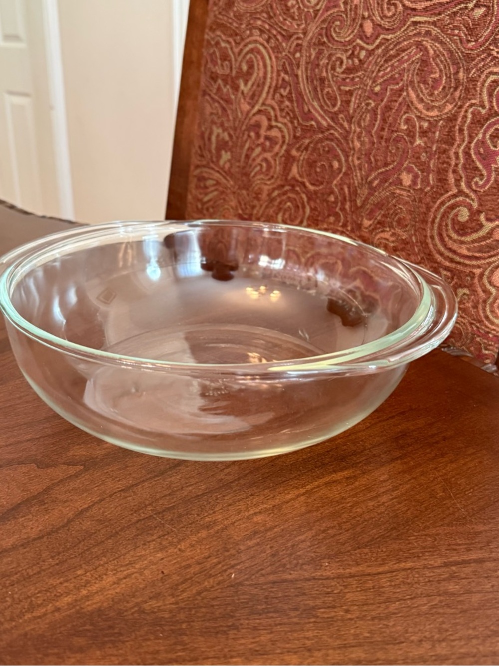 Vintage PYREX #026 3-Qt Glass Baking Dish / Casserole Roaster Bottom w/ Handles - Picture 5 of 13